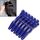 6 pezzi di capelli non facili da sfilare parrucchiere barbiere stile negozio partizione strumenti per capelli clip speciali (blu)