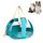 Borsa per gatti traspirante pieghevole con zaino trasparente Easy Pet Outing, specifica: 39X27X30cm (Sky Blue) Borsa per gatti traspirante pieghevole con zaino trasparente Easy Pet Outing, specifica: 39X27X30cm (Sky Blue)