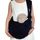 Borsa a tracolla messenger in cotone per animali domestici, colore: blu scuro Borsa a tracolla messenger in cotone per animali domestici, colore: blu scuro