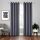 Tenda solida con isolamento in tessuto ad alta precisione per tende da 4 pezzi, dimensioni: 42 × 84 pollici （107 × 213 cm） (grigio scuro)