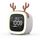 Cartoon Deer Shape Bambini Snooze Sveglia LED per studenti ricaricabile USB multifunzionale (grigio)