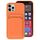 Per iPhone 12 Pro Custodia antiurto in TPU + fodera in flanella con slot per schede (arancione) Per iPhone 12 Pro Custodia antiurto in TPU + fodera in flanella con slot per schede (arancione)