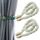 1 paio di cravatte con fibbia magnetica per tende (bianco sporco)