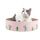 Lettino giocattolo per affilare gli artigli del gatto ondulato rotondo, colore: rosa 32x32x6cm Lettino giocattolo per affilare gli artigli del gatto ondulato rotondo, colore: rosa 32x32x6cm