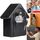 Cassetta di sicurezza per armadietto a muro con password a forma di capanna, con 1 chiave (nera) Cassetta di sicurezza per armadietto a muro con password a forma di capanna, con 1 chiave (nera)