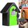 Cassetta di sicurezza per armadietto a muro con password a forma di capanna, con 1 chiave (verde) Cassetta di sicurezza per armadietto a muro con password a forma di capanna, con 1 chiave (verde)
