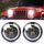 2 PCS 7 pollici IP68 Impermeabile 6500K 75W CREE LED Faro Hi / Lo Beam Driving Lamp per Jeep Wrangler JK TJ LJ 2 PCS 7 pollici IP68 Impermeabile 6500K 75W CREE LED Faro Hi / Lo Beam Driving Lamp per Jeep Wrangler JK TJ LJ