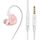 QKZ AK6-x 3,5 mm Auricolare auricolare auricolare con microfono con microfono, lunghezza del cavo: circa 1,2 m (fiore di ciliegio rosa) QKZ AK6-x 3,5 mm Auricolare auricolare auricolare con microfono con microfono, lunghezza del cavo: circa 1,2 m (fiore di ciliegio rosa)