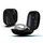 Custodia protettiva per auricolari wireless in silicone + PC con superficie a specchio per Beats Powerbeats Pro (nero) Custodia protettiva per auricolari wireless in silicone + PC con superficie a specchio per Beats Powerbeats Pro (nero)