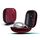 Custodia protettiva per auricolari wireless in silicone + PC con superficie a specchio per Beats Powerbeats Pro (rosso scuro + nero) Custodia protettiva per auricolari wireless in silicone + PC con superficie a specchio per Beats Powerbeats Pro (rosso scuro + nero)