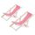 2 Pz 1:12 Beach Lounge Sedia Sedia Simulazione Modello Outdoor Beach Scene Scena di tiro Puntelli possono essere piegati (rossi) 2 Pz 1:12 Beach Lounge Sedia Sedia Simulazione Modello Outdoor Beach Scene Scena di tiro Puntelli possono essere piegati (rossi)