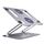 Boneruy P43F in lega di alluminio pieghevole supporto per computer notebook notebook supporto per notebook, colore: argento con cavo tipo-C Boneruy P43F in lega di alluminio pieghevole supporto per computer notebook notebook supporto per notebook, colore: argento con cavo tipo-C