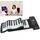 Pianoforte avvolgibile flessibile in silicone MIDI portatile a 61 tasti, tastiera: 90 x 7 x 0,6 cm Pianoforte avvolgibile flessibile in silicone MIDI portatile a 61 tasti, tastiera: 90 x 7 x 0,6 cm
