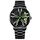 Orologio da uomo in metallo rotante elemento moto fngeen l001 (superficie verde in acciaio nero) Orologio da uomo in metallo rotante elemento moto fngeen l001 (superficie verde in acciaio nero)