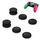 Copri pulsante sinistro + destro del cappuccio del bilanciere del gamepad per NS Pro / PS4 (nero) Copri pulsante sinistro + destro del cappuccio del bilanciere del gamepad per NS Pro / PS4 (nero)