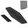 Staffa verticale per host macchina da gioco 2 in 1 con morsetto a vite per PS4 SLIM / PRO Staffa verticale per host macchina da gioco 2 in 1 con morsetto a vite per PS4 SLIM / PRO