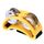 Campanello per cajon a percussione in alluminio, dimensioni: 10 x 8 x 4 cm (giallo) Campanello per cajon a percussione in alluminio, dimensioni: 10 x 8 x 4 cm (giallo)