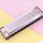 BEE Armonica a doppio tono a 10 fori C Tone Brace (argento)