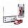 Coke Can Mini RC Autoradio Telecomando Micro Racing Car (rosso)
