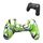 Custodia protettiva in silicone antiscivolo per Sony PS4 (nero + verde)