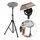 Pad per batteria da allenamento con tamburo muto in gomma da 8 pollici con supporto (grigio) Pad per batteria da allenamento con tamburo muto in gomma da 8 pollici con supporto (grigio)