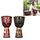 Tamburo africano dipinto Strumenti a percussione per scuola materna per bambini Tamburello di pelle di pecora, consegna casuale, dimensioni: standard 10 pollici Tamburo africano dipinto Strumenti a percussione per scuola materna per bambini Tamburello di pelle di pecora, consegna casuale, dimensioni: standard 10 pollici