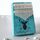 17-tono Kalimba Portatile Thumb Piano, Stile: Mogano-Blu (Classic Deer)
