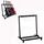 Espositore pieghevole per chitarra in metallo lungo, specifica: tre rack