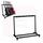 Espositore pieghevole per chitarra in metallo lungo, specifica: cinque rack Espositore pieghevole per chitarra in metallo lungo, specifica: cinque rack