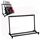 Espositore pieghevole per chitarra in metallo lungo, specifica: sette rack Espositore pieghevole per chitarra in metallo lungo, specifica: sette rack