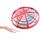 Luci colorate 5 Induzione Quadcopter UFO Mini Drone, Colore: rosso