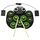 Tamburo elettronico portatile con tamburo elettronico a luce lampeggiante Tamburo Bluetooth (versione icona + nero verde) Tamburo elettronico portatile con tamburo elettronico a luce lampeggiante Tamburo Bluetooth (versione icona + nero verde)