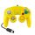 2 PCS Controller a vibrazione a punto singolo per il regolatore di gioco cablato per Nintendo NGC / Wii, Colore del prodotto: Giallo 2 PCS Controller a vibrazione a punto singolo per il regolatore di gioco cablato per Nintendo NGC / Wii, Colore del prodotto: Giallo
