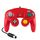 2 PCS Controller a vibrazione singolo a vibrazione controller cablato per Nintendo NGC / Wii, Colore del prodotto: rosso 2 PCS Controller a vibrazione singolo a vibrazione controller cablato per Nintendo NGC / Wii, Colore del prodotto: rosso