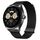 Per Huawei Watch Buds Milan doppio cinturino magnetico in maglia di acciaio (nero) Per Huawei Watch Buds Milan doppio cinturino magnetico in maglia di acciaio (nero)