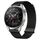 Per Huawei Watch3 Pro New Milan doppio cinturino magnetico in maglia di acciaio (nero) Per Huawei Watch3 Pro New Milan doppio cinturino magnetico in maglia di acciaio (nero)