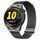 Per Huawei Watch GT Runner Milan cinturino doppio in acciaio magnetico (grigio) Per Huawei Watch GT Runner Milan cinturino doppio in acciaio magnetico (grigio)
