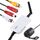 Trasmettitore video HD WiFi 903S per auto, con videocamera posteriore tipo mini farfalla (bianca) Trasmettitore video HD WiFi 903S per auto, con videocamera posteriore tipo mini farfalla (bianca)
