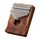 21 Tono Acacia Wood Thumb Piano Kalimba Strumenti musicali (Brown-Cat)