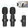 PULUZ Microfoni Wireless Lavalier con Riduzione del Rumore e Riverbero per iPhone/iPad, Ricevitore a 8 Pin e Doppio Microfono (Nero) PULUZ Microfoni Wireless Lavalier con Riduzione del Rumore e Riverbero per iPhone/iPad, Ricevitore a 8 Pin e Doppio Microfono (Nero)