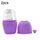 2pcs L-03-01 Face Ice Apparatus Massage Ice Roller Beauty Makeup Silicone Face Ice Tray (fascino viola con foro) 2pcs L-03-01 Face Ice Apparatus Massage Ice Roller Beauty Makeup Silicone Face Ice Tray (fascino viola con foro)