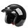 BYB 701 Casco moto retrò per tutte le stagioni, taglia: M (nero brillante) BYB 701 Casco moto retrò per tutte le stagioni, taglia: M (nero brillante)