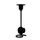 DH2304-01 Portacandele in metallo intagliato a rosa Decorazione da bar Candelieri da cena a lume di candela, dimensioni: medio nero DH2304-01 Portacandele in metallo intagliato a rosa Decorazione da bar Candelieri da cena a lume di candela, dimensioni: medio nero