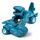 2 PCS Dinosaur Deformation Car Bambini Bambini Sliding Auto Sliding Auto Giocattolo (ciano) 2 PCS Dinosaur Deformation Car Bambini Bambini Sliding Auto Sliding Auto Giocattolo (ciano)