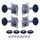 16 pezzi / set metallo ukulele tipo aperto tipo singolo set tuning link