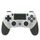 Gamepad gommato Bluetooth wireless per PS4 (verde bianco)