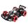 RD158-2 2.4G Auto a trazione a quattro ruote motrici a trazione orizzontale (F1 rosso) RD158-2 2.4G Auto a trazione a quattro ruote motrici a trazione orizzontale (F1 rosso)