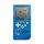 Console di gioco portatile dei bambini retrò del grande schermo (blu)