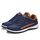 Scarpe casual da uomo in pelle Sneakers da uomo traspiranti per il tempo libero Scarpe da uomo all-match, taglia: 38 (blu intenso)
