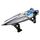 S1 2.4 GHz Remote Telecoming Telecoming Ship Ship Boat RC (argento)